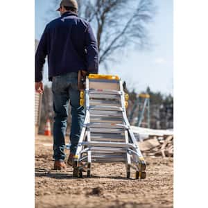 19 ft. Reach MPXT Aluminum Multi-Position Ladder with Project Top, 375 lbs. Load Capacity Type IAA Duty Rating