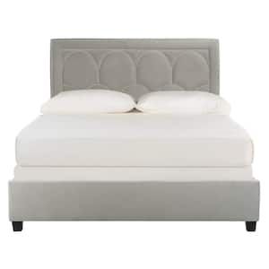 Solania Gray Queen Upholstered Bed