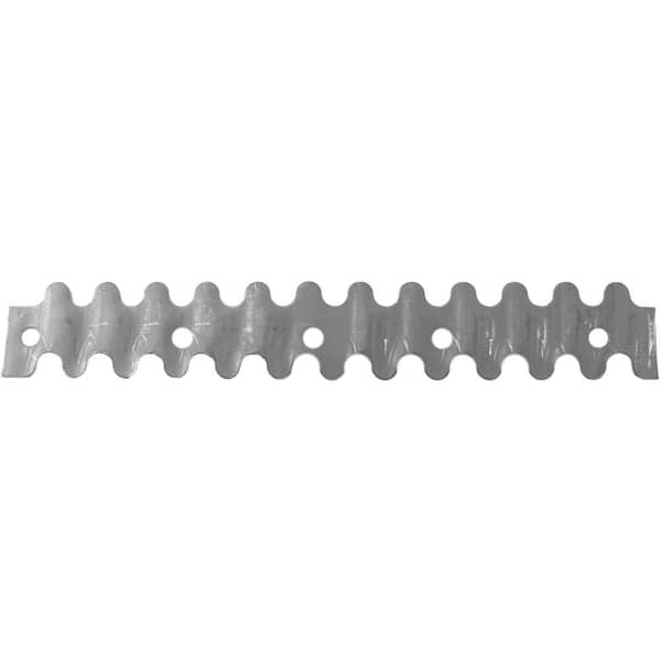 6-3/8 in. x 7/8 in. Galvanized Wall Tie, ZigZag Edge, 500/Carton