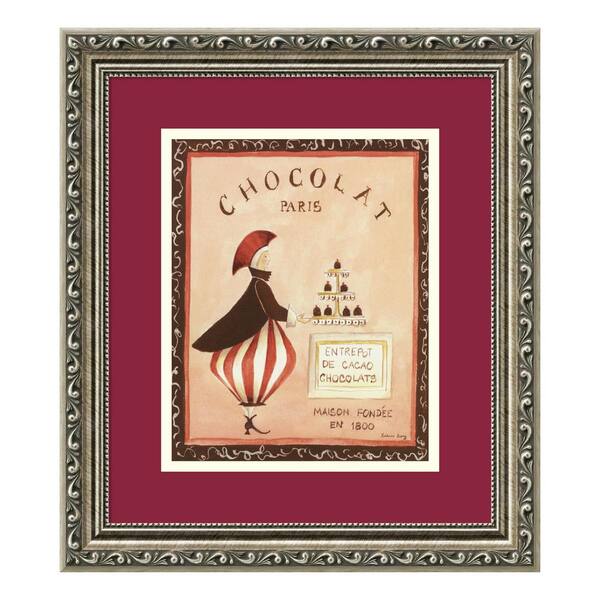 Amanti Art 15 in. W x 17 in. H "Chocolat, Paris" by Katharine Gracey Framed Art Print