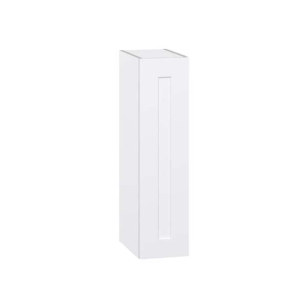 J COLLECTION Roseland 9 in. W x 14 in. D x 35 in. H Assembled Shaker Wall Kitchen Cabinet in Warm White