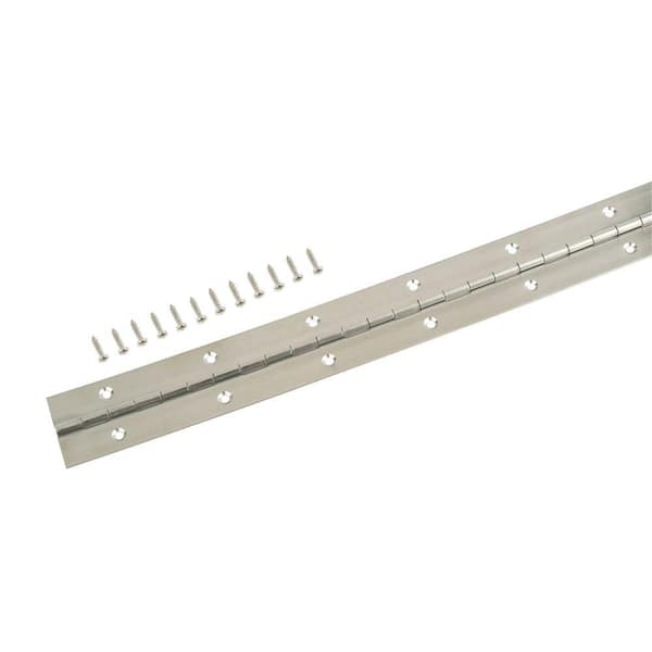 Everbilt 1-1/2 in. x 48 in. Stainless Steel Continuous Hinge