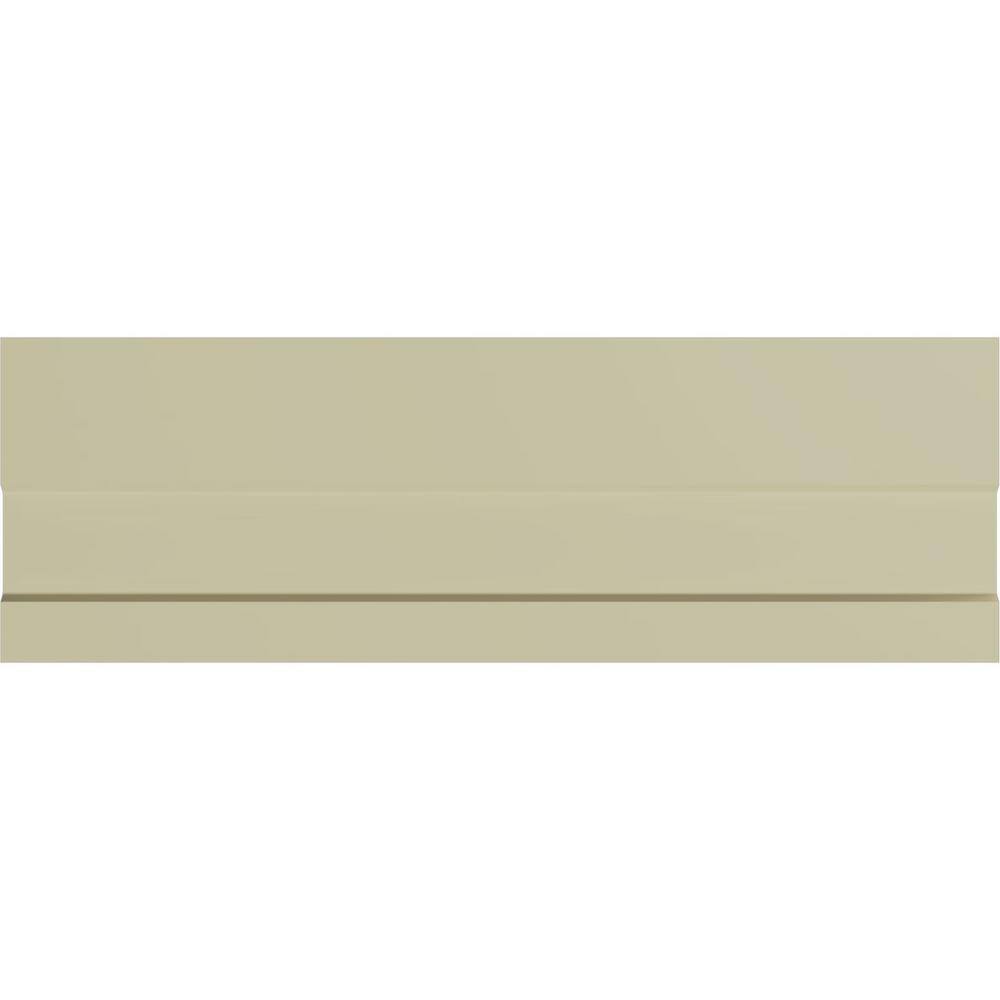 Gray Primed Polyurethane Geometric Baseboard Moulding Sample