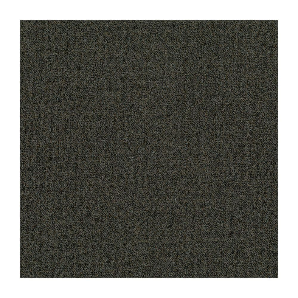 Mohawk 24 in. x 24 in. Textured Loop Carpet - Advance -Color Deep Water