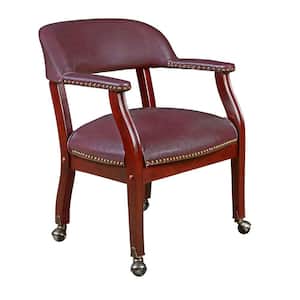 Tier 3 Burgundy Royal Chair with Casters