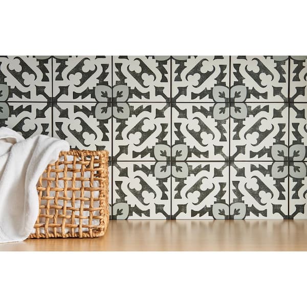 Patterned Tiles: Porcelain and Encaustic Cement