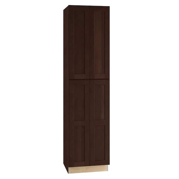 Newport 24 in. W x 24 in. D x 96 in. H Assembled Plywood Pantry Kitchen Cabinet in Manganite with Soft Close