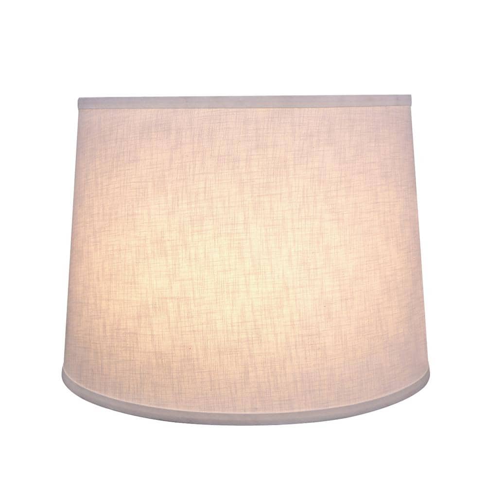Off-White Linen Empire Lamp Shade, 16" x 12"
