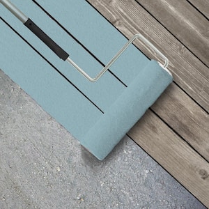 1 gal. #PFC-56 Pools of Blue Textured Low-Lustre Enamel Interior/Exterior Porch and Patio Anti-Slip Floor Paint