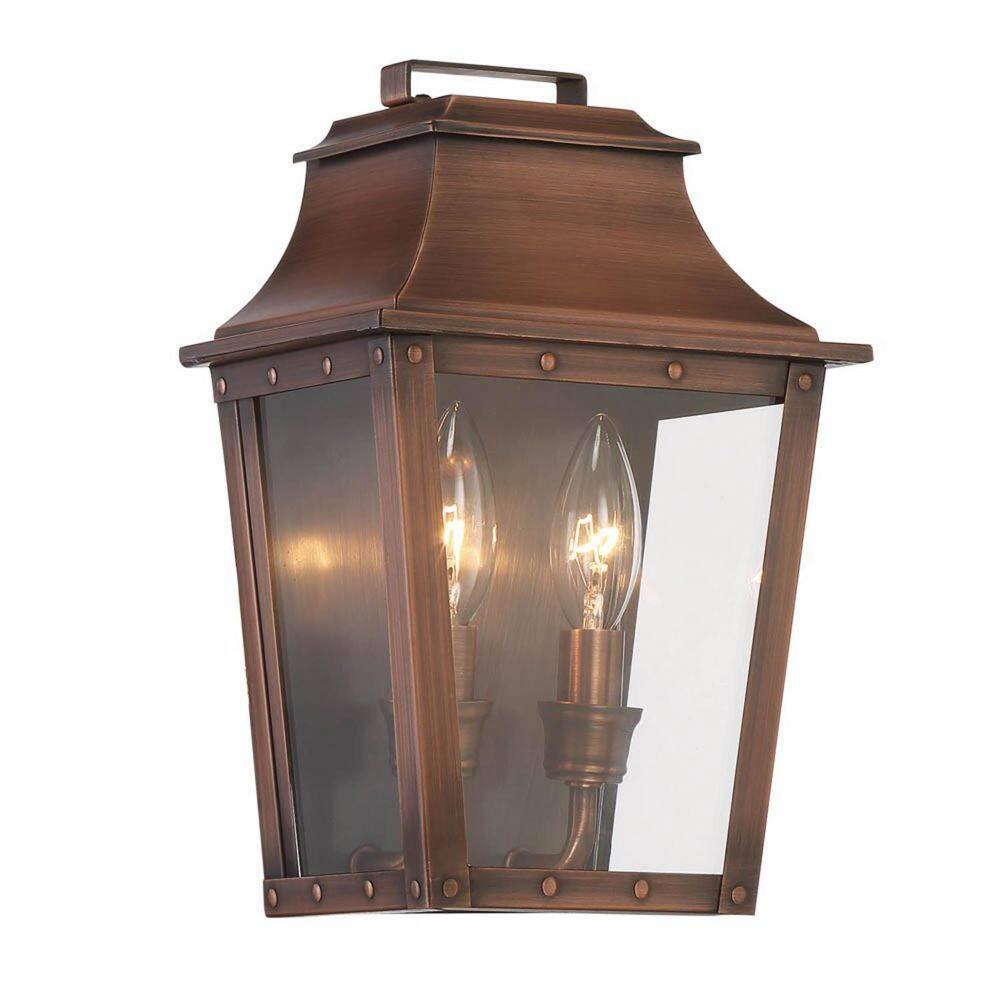 11.5 in. Copper Indoor Hardwired Sconce with No Bulbs Included price history on PriceWatchPro