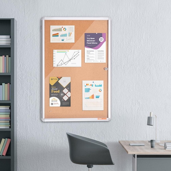 Cork Bulletin Board for Wall - 36 x 24 Bulletin Board
