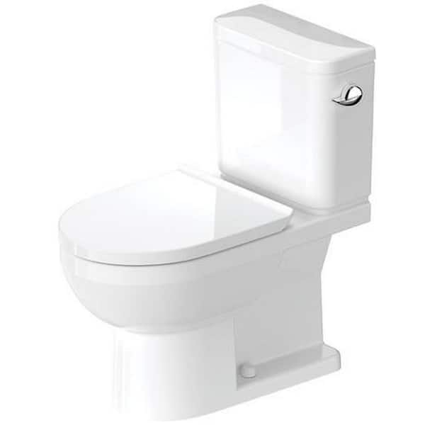 Duravit No.1 2-Piece 1.28 Single Flush Elongated Toilet in White with Seat Included