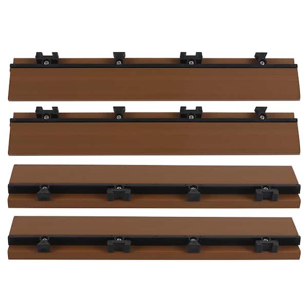 NewTechWood 1/6 ft. x 1 ft. Quick Deck Composite Deck Tile
