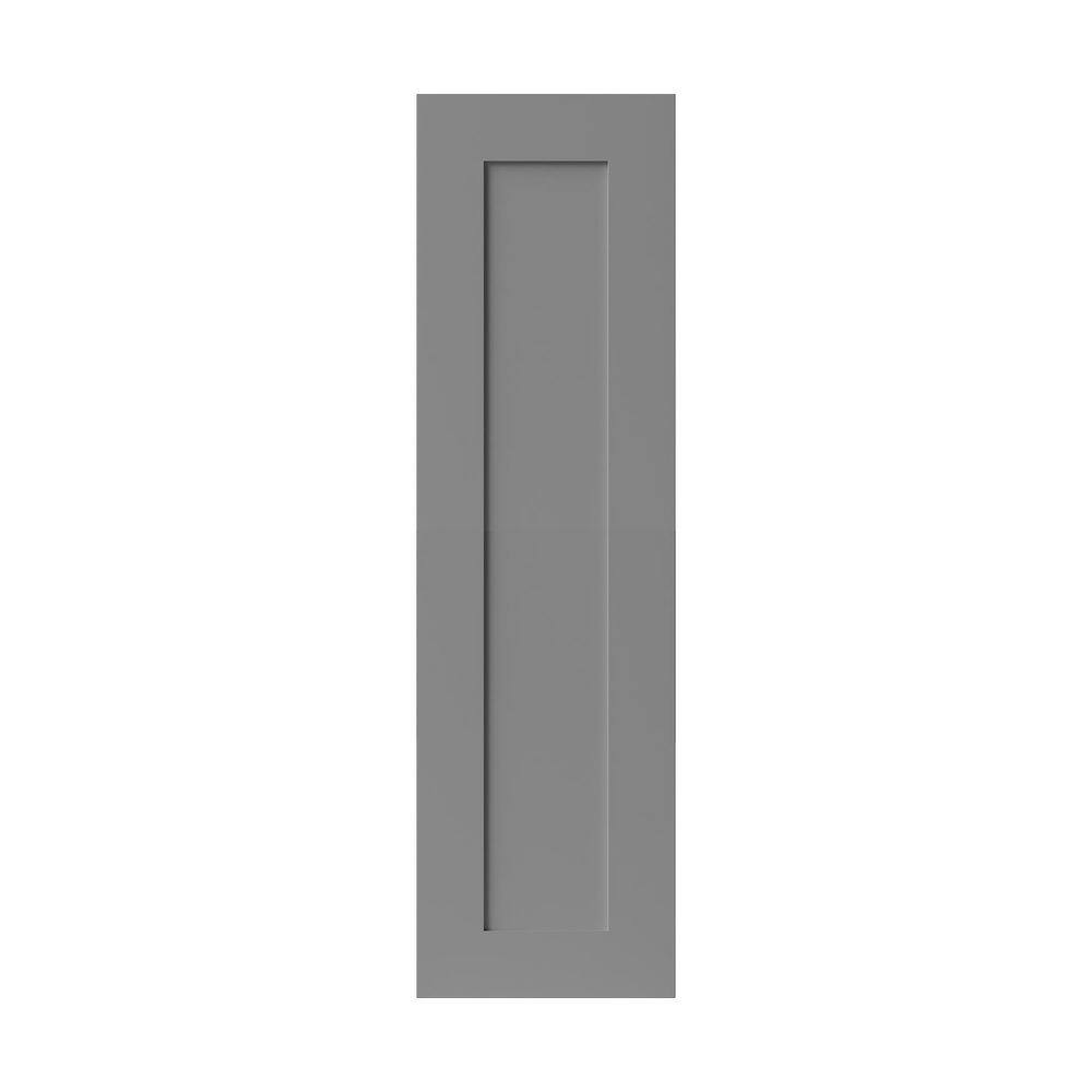 11.5 in. W x 0.75 in. D x 41 in. H in Light Grey Shaker Kitchen Cabinet Wall Decor Door price history on PriceWatchPro