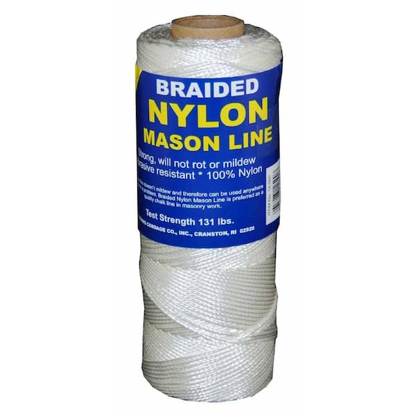 T.W. Evans Cordage #1 x 500 ft. Braided Nylon Mason in Line 12-500 - The  Home Depot