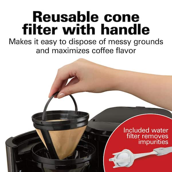 Hamilton Beach 12 Cup Programmable Coffee Maker with Cone Filter