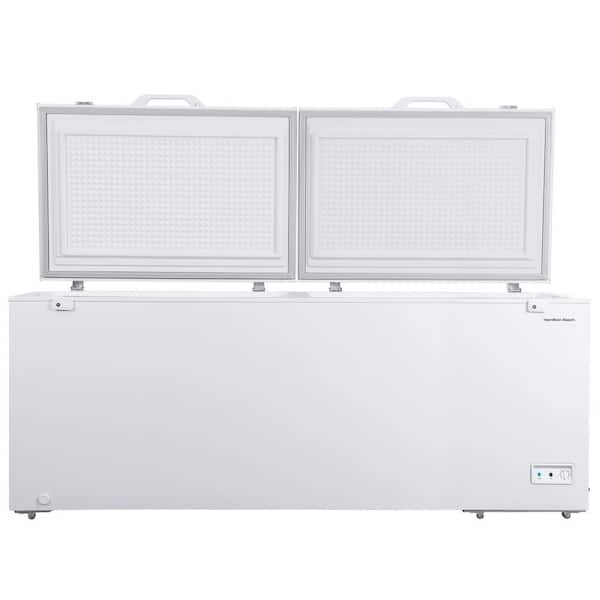 Hamilton Beach 82 in 30 cu. ft. Manual Defrost Dual Door Chest