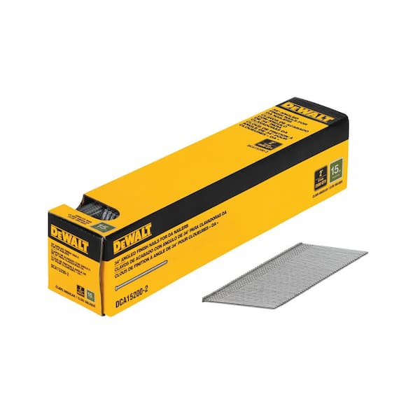DEWALT 2 in. x 15-Gauge Angled Finish Nails (2500 Pieces)