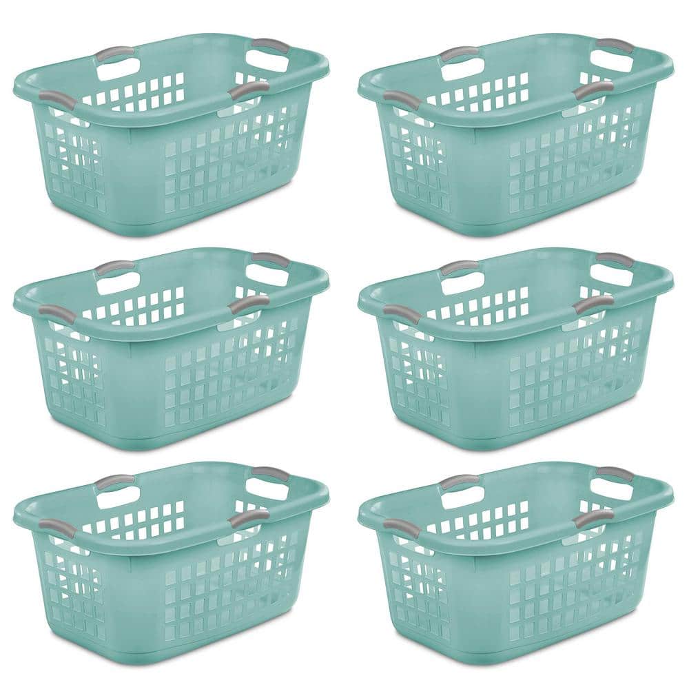 Sterilite 2 Gal. Large Ultra-Plastic Storage Bin Organizer Basket in Clear  (18-Pack) 18 x 16268006 - The Home Depot