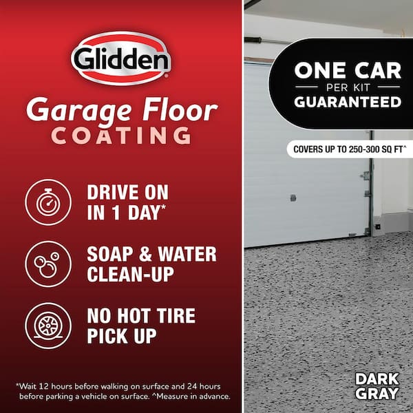 1 Gal. Dark Gray Semi-Gloss 2 Part Epoxy Interior Concrete Basement and Garage Floor Paint