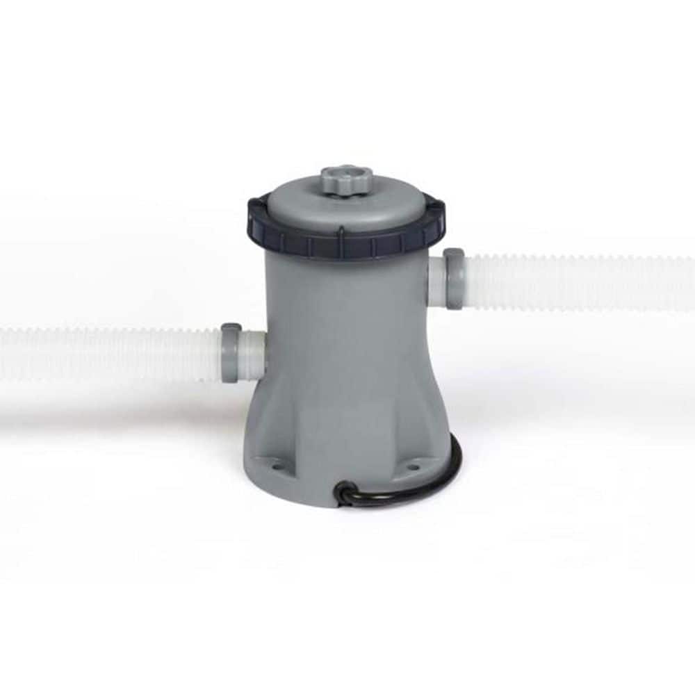 Bestway Steel Pro 13 ft x 32 in Rectangular Above Ground Pool with Filter and Pump