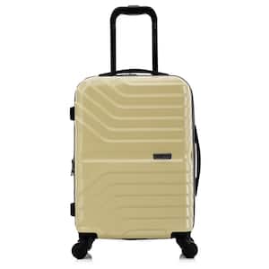 Aurum lightweight hardside spinner luggage 20 " carry-on Champagne