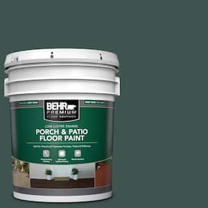 5 gal. #480F-7 Sycamore Tree Low-Lustre Enamel Interior/Exterior Porch and Patio Floor Paint