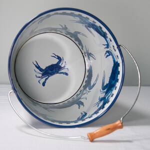 Blue Crab 3 Gal. Decorative Steel Pail