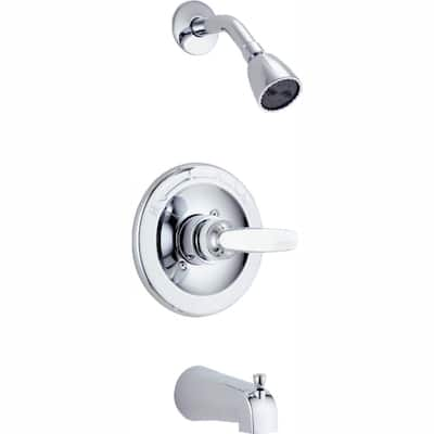 Delta Foundations 4 in. Centerset Single-Handle Bathroom Faucet in ...