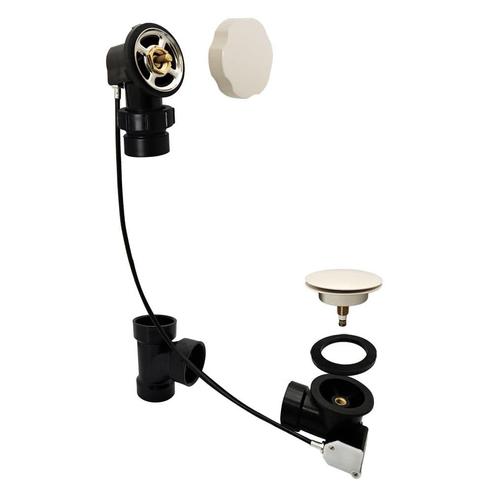 Sch. 40 ABS 35 in. Cable Drive Bath Waste - Ball Joint Head, Biscuit price history on PriceWatchPro