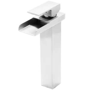 Crave Modern Single Hole Single-Handle Bathroom Faucet in Chrome