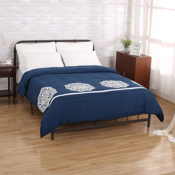 Noble House Kimwood Teal Queen Duvet Cover
