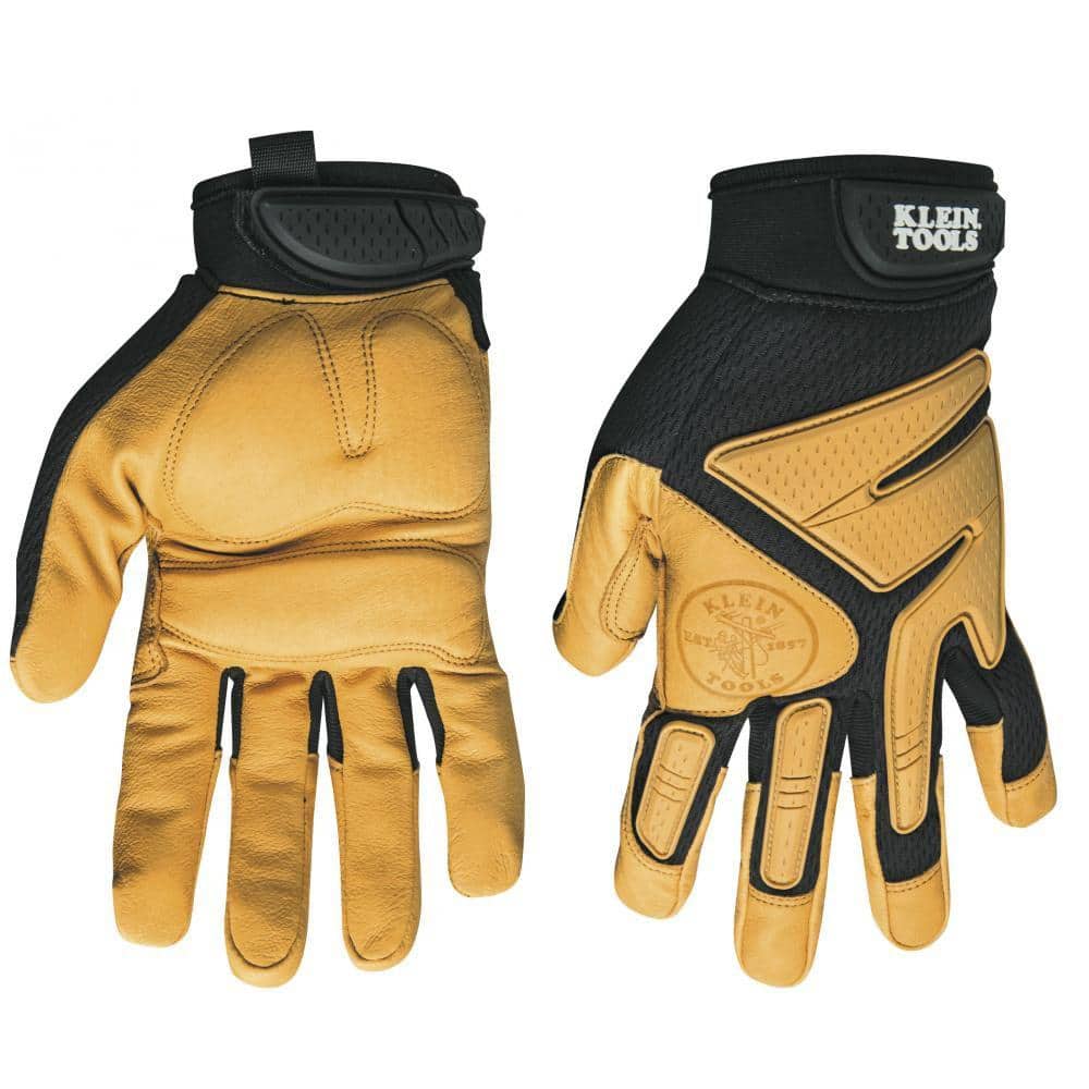 Klein Tools 40232 Journeyman Gloves, Wire Pulling, M