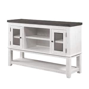 Batesville Distressed White and Gray Dining Server