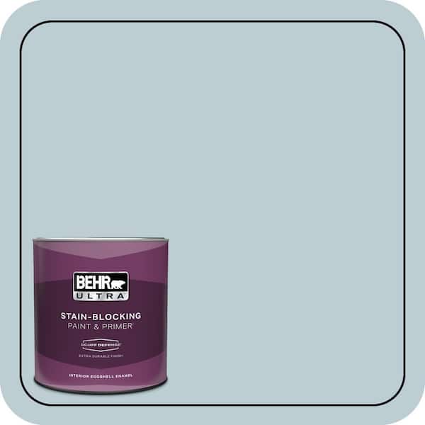 BEHR ULTRA 1 qt. #540E-2 Cloudy Day Extra Durable Eggshell Enamel Interior Paint & Primer