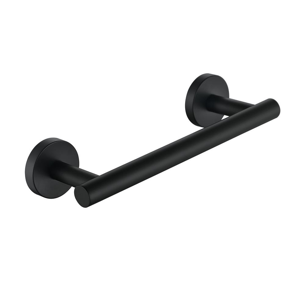 Stainless Steel 9 in. Wall Mounted Single Towel Bar in Matte Black price history on PriceWatchPro