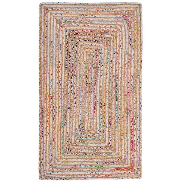 SAFAVIEH Cape Cod Beige/Multi Doormat 3 ft. x 5 ft. Area Rug