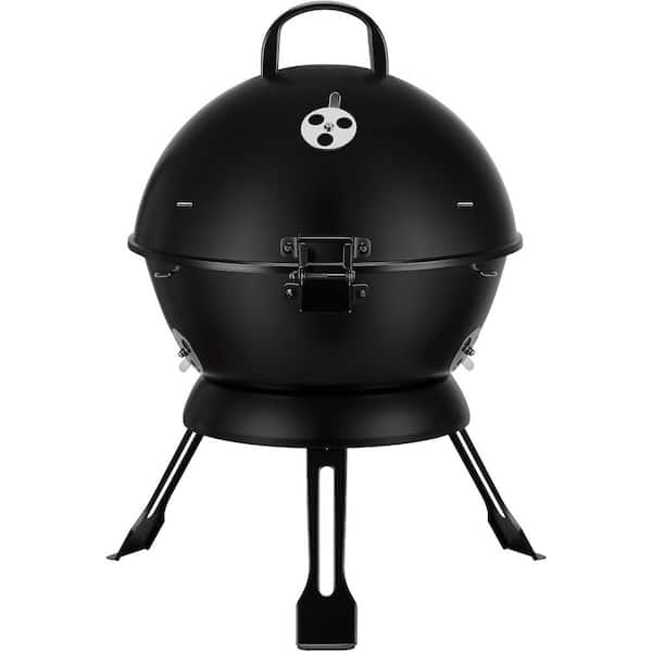 14 in. portable Charcoal Grill, in Black