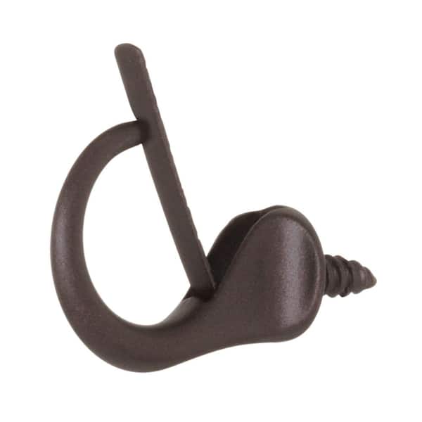 RELBRO 1-1/4 inch Screw Hooks, BronzeÂ Cup Hooks Screw in Coffee Mug Hooks Metal Heavy Duty Indoor Outdoor Screw CE
