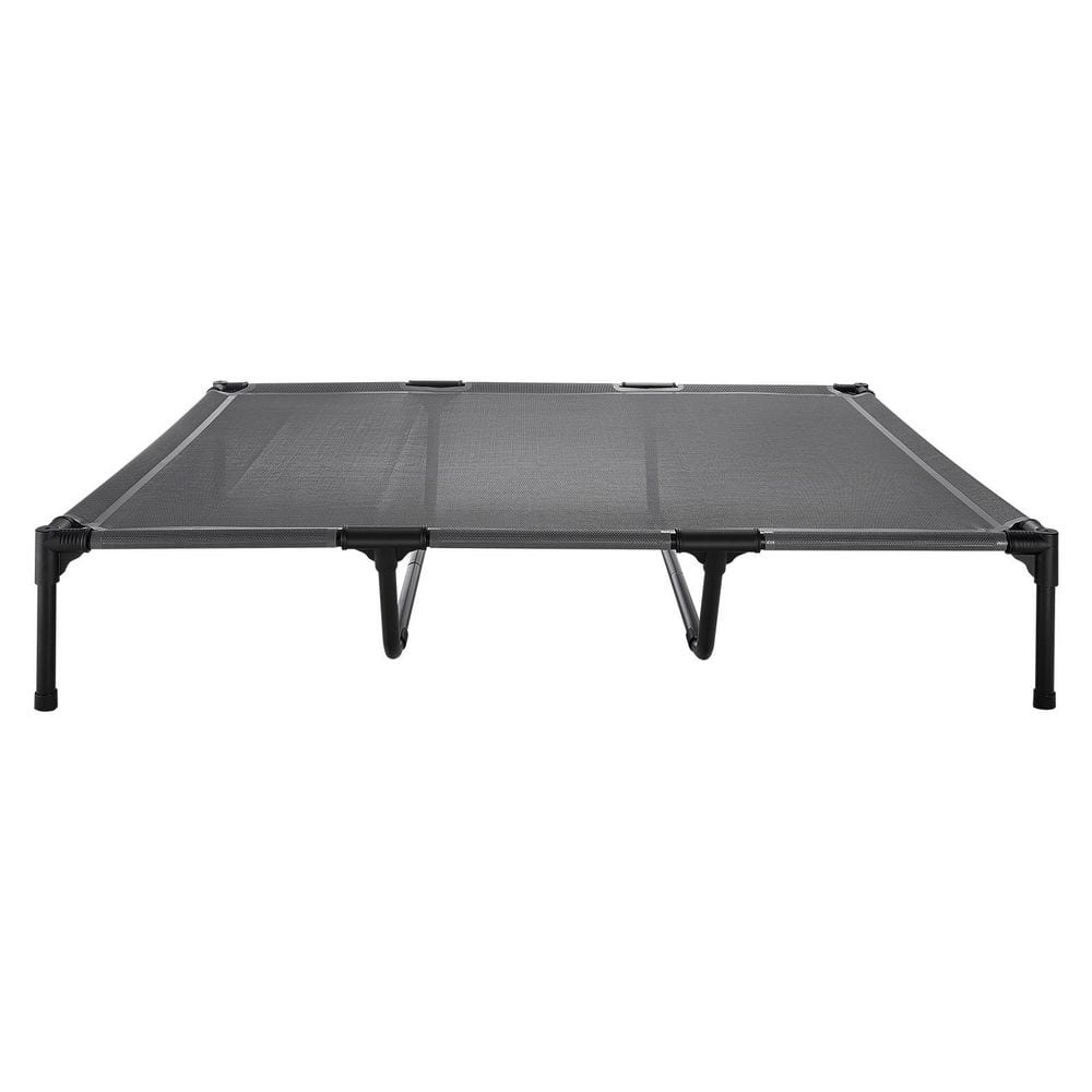 Elevated Dog Bed for Large Dogs, XL, Gray, Portable Raised Cot with Steel Frame, Breathable Mesh, Cooling Hammock Bed price history on PriceWatchPro