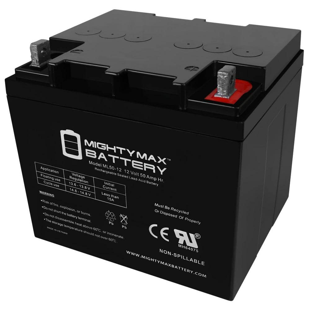 ML50-12 - 12-Volt 50AH SLA Replaces Kung Long WP38-12 price history on PriceWatchPro