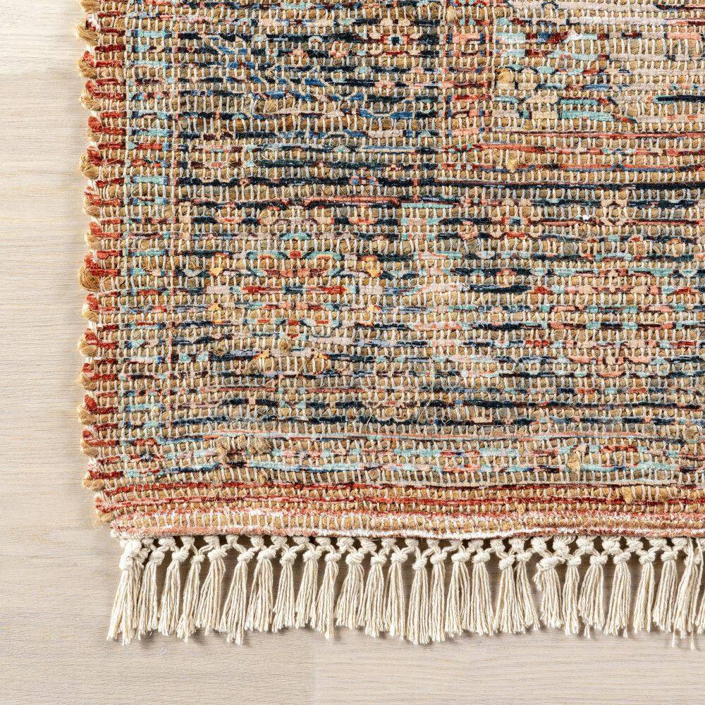 Multicolor Medallion Flat Woven Synthetic 8' x 10' Area Rug