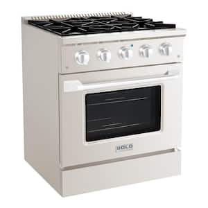 BOLD 30" 4.2 Cu. Ft. 4 Burner Freestanding All Gas Range with Gas Stove and Gas Oven in Stainless steel