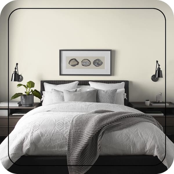 Behr Off White Flat Paint BEHR ULTRA #73 Off White Extra Durable