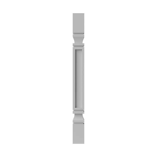 3 in. W x 3 in. D x 34.5 in. H in White Shaker Kitchen Cabinet Outside Corner Molding Post