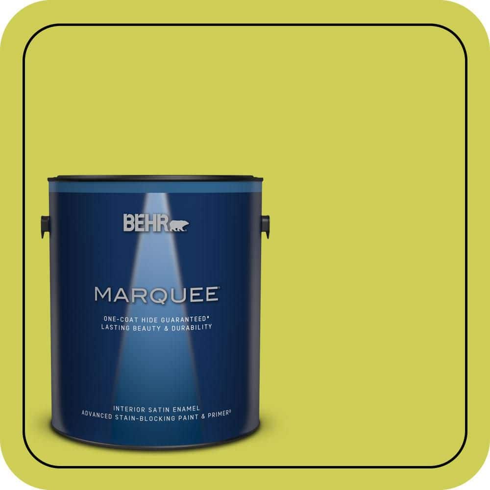 1 gal. #400B-5 Grape Green Satin Enamel Interior Paint & Primer price history on PriceWatchPro