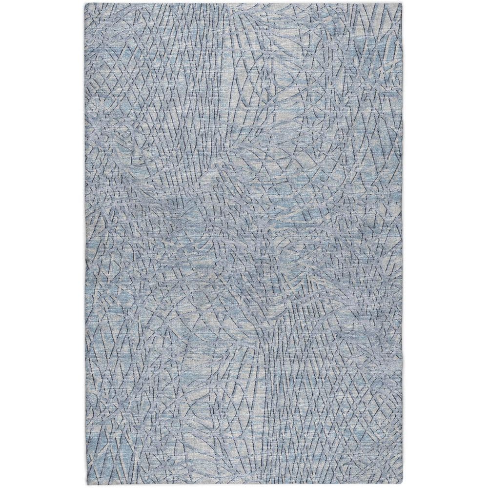 Dream Shag Premium Machine Washable Abstract ADS35 Blue 8 ft. x 10 ft. Area Rug price history on PriceWatchPro