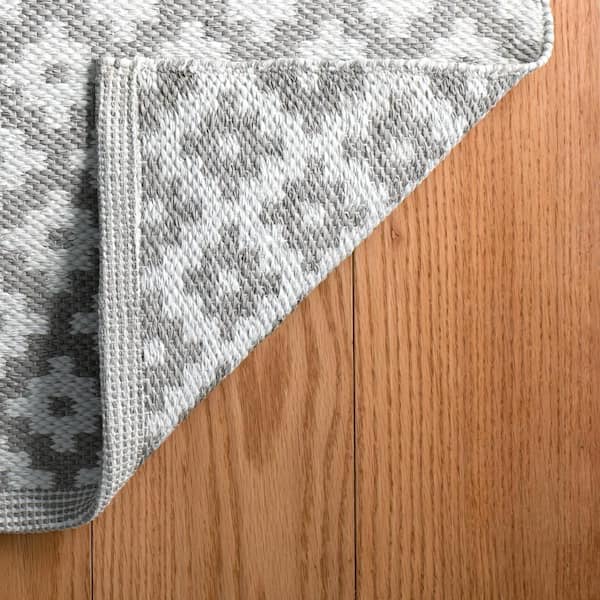 Samode Handwoven Grey 8 ft. x 10 ft. Outdoor Area Rug
