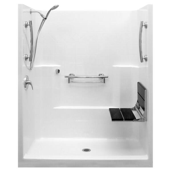 Ella ImperialSAFS 33 in. x 60 in. x 77 in. 1Piece Low Threshold