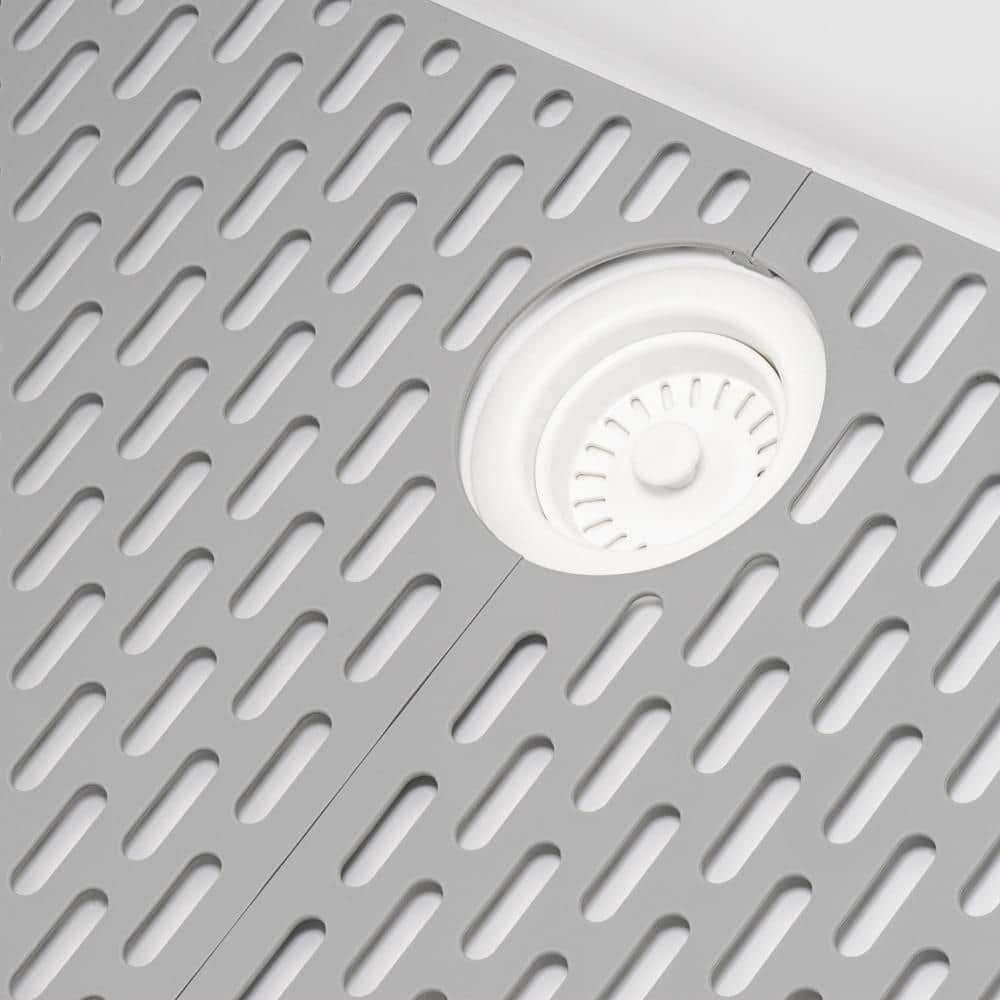 Arctic White Granite Composite Single Bowl Kitchen Sink
